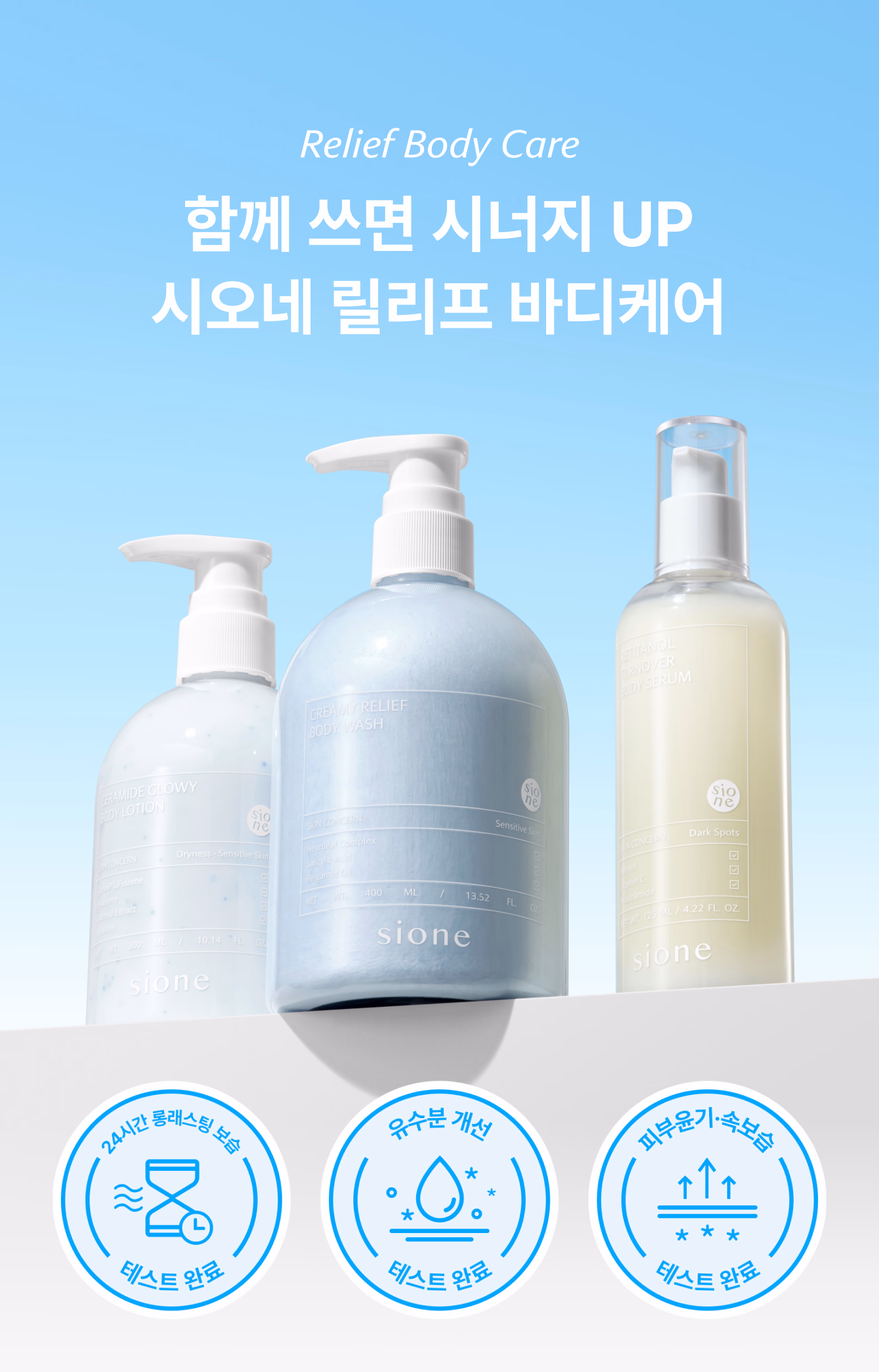 시오네 레티타놀 턴오버 바디세럼